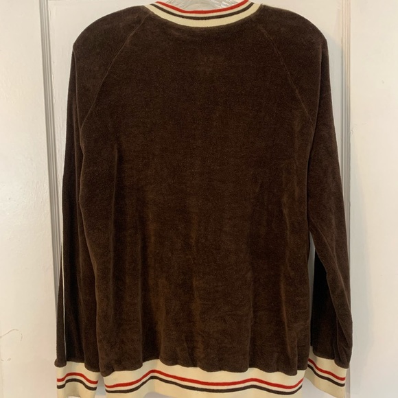 Vintage Inventions Velour Track Jacket Sz M - Picture 8 of 8